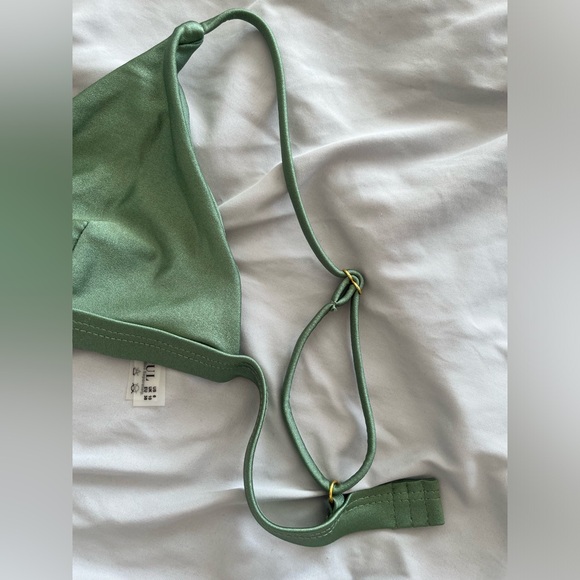 zaful/shein medium green bikini top - Picture 2 of 6